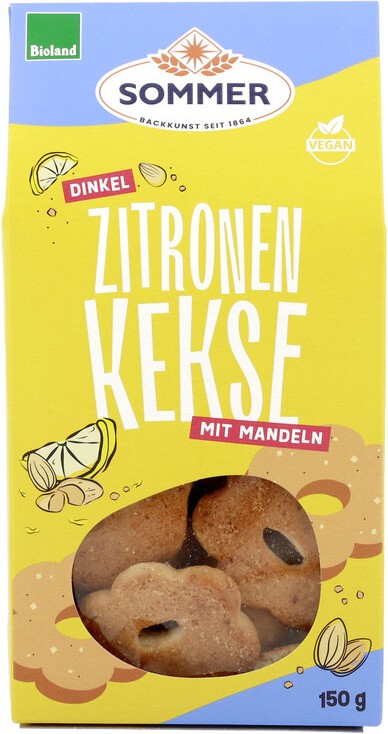 Zitronen Kekse mit Mandeln & einem Hauch Zitrone