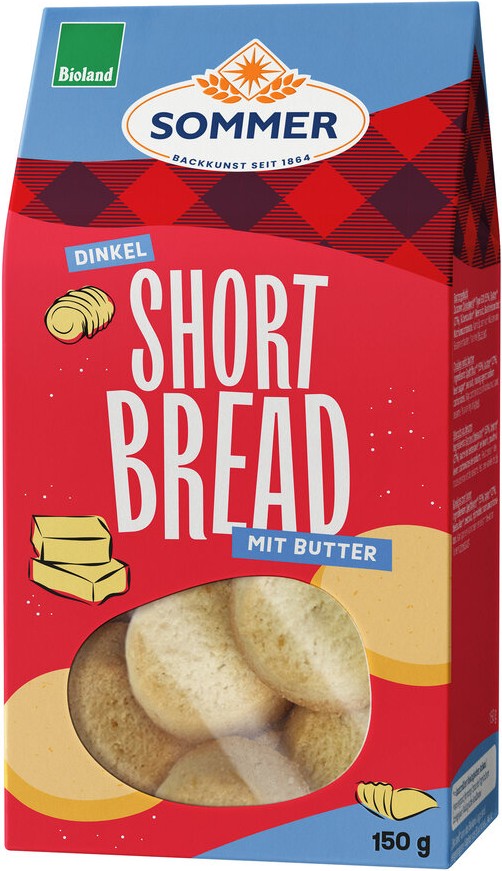 BIOLAND Dinkel Short Bread mit Butter