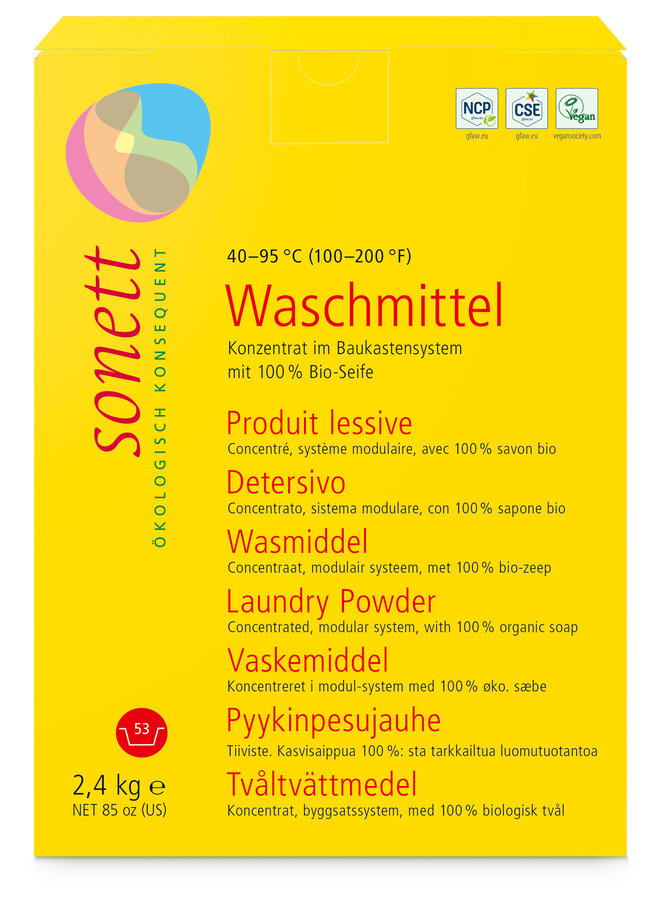 Waschmittel Pulver Konzentrat 40-95°C