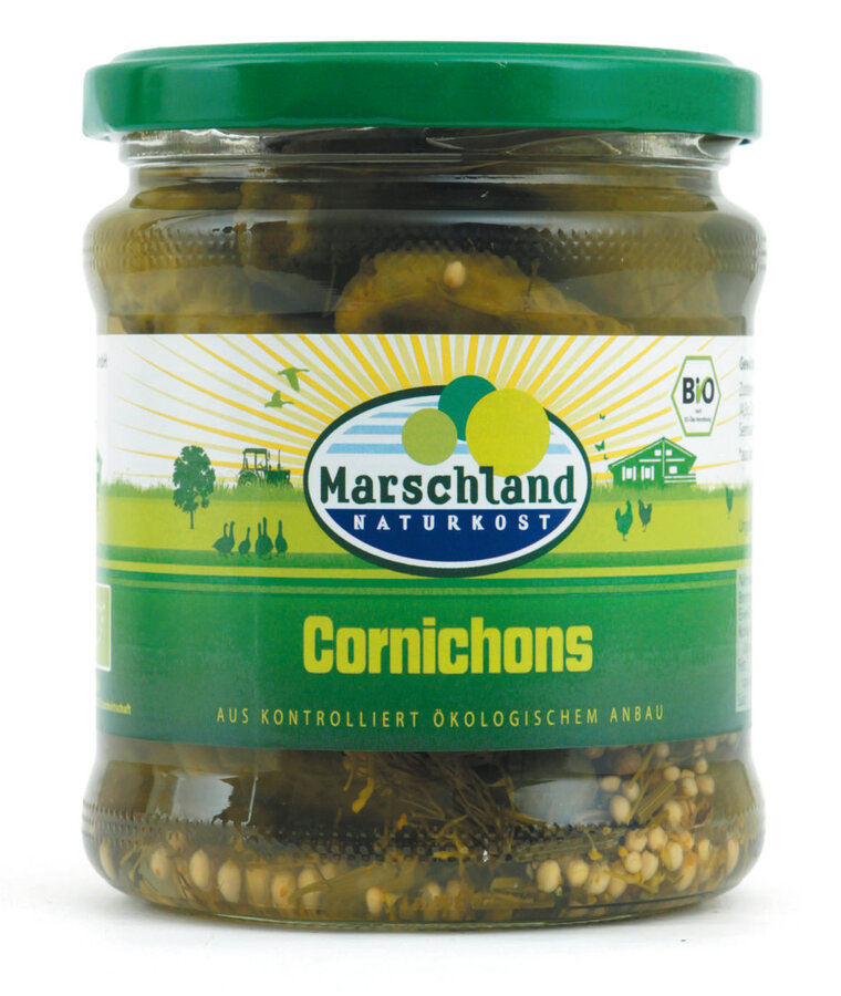 Bioland Bio-Cornichons 370 ml Gl. MARSCHLAND