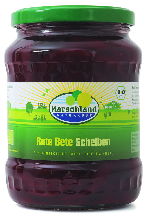 Bioland Bio-Rote Bete Scheiben  Gl. MARSCHLAND