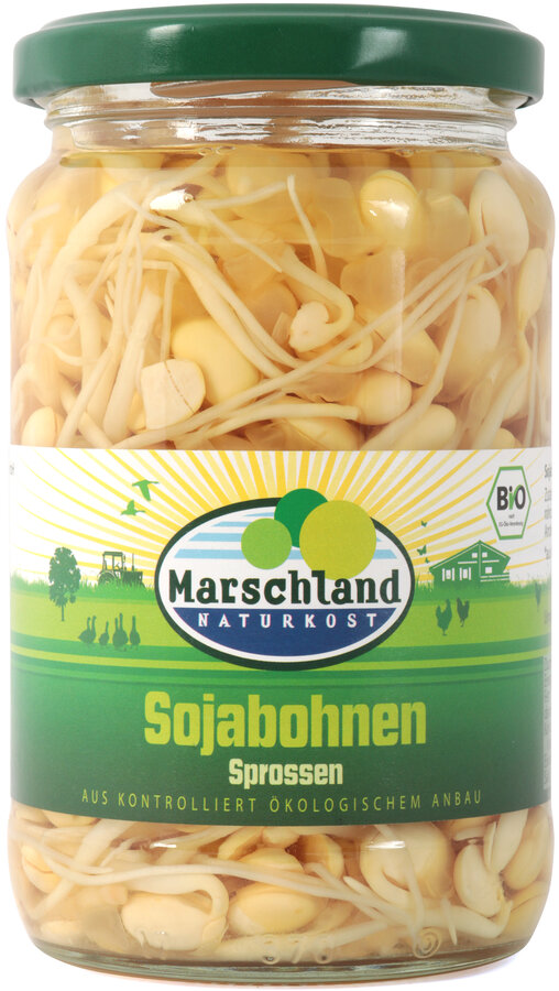 Bio-Sojabohnen Sprossen  Gl. MARSCHLAND