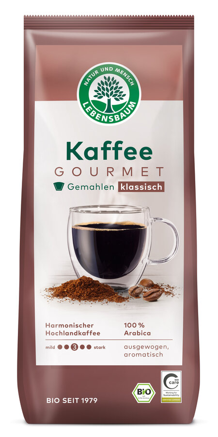 Kaffee Gourmet, klassisch, gemahlen