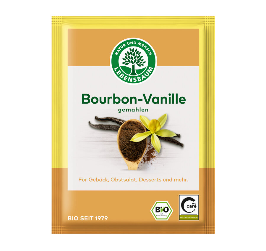 Bourbon-Vanille, gemahlen