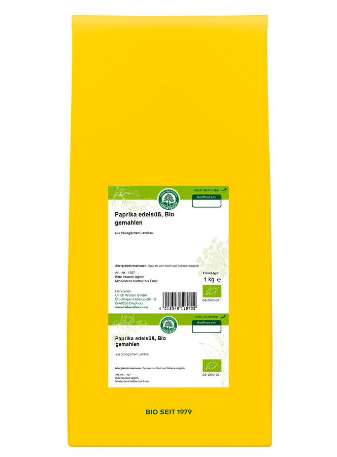Paprika edelsüß, gemahlen