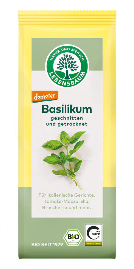 Basilikum, geschnitten