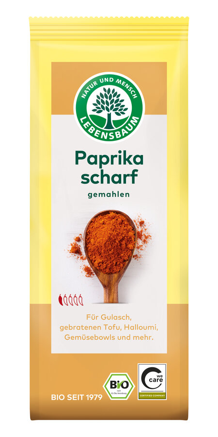 Paprika scharf, gemahlen