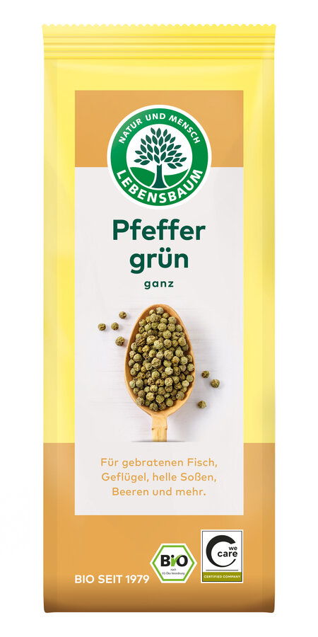 Grüner Pfeffer, ganz