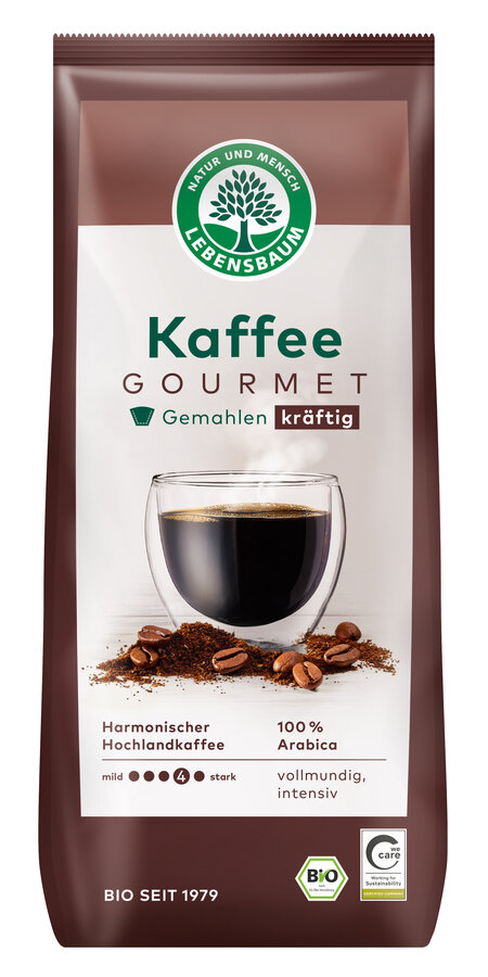 Kaffee Gourmet, gemahlen, kräftig