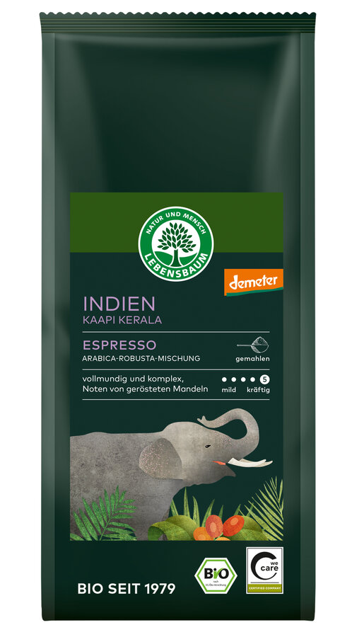 Indien Kaapi Kerala Espresso, gemahlen