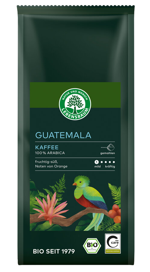 Guatemala Kaffee, gemahlen