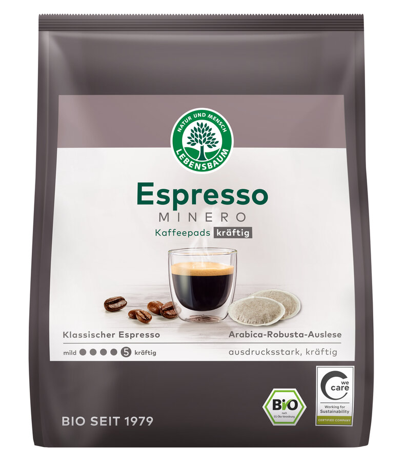 Espresso Minero Kaffeepads kräftig