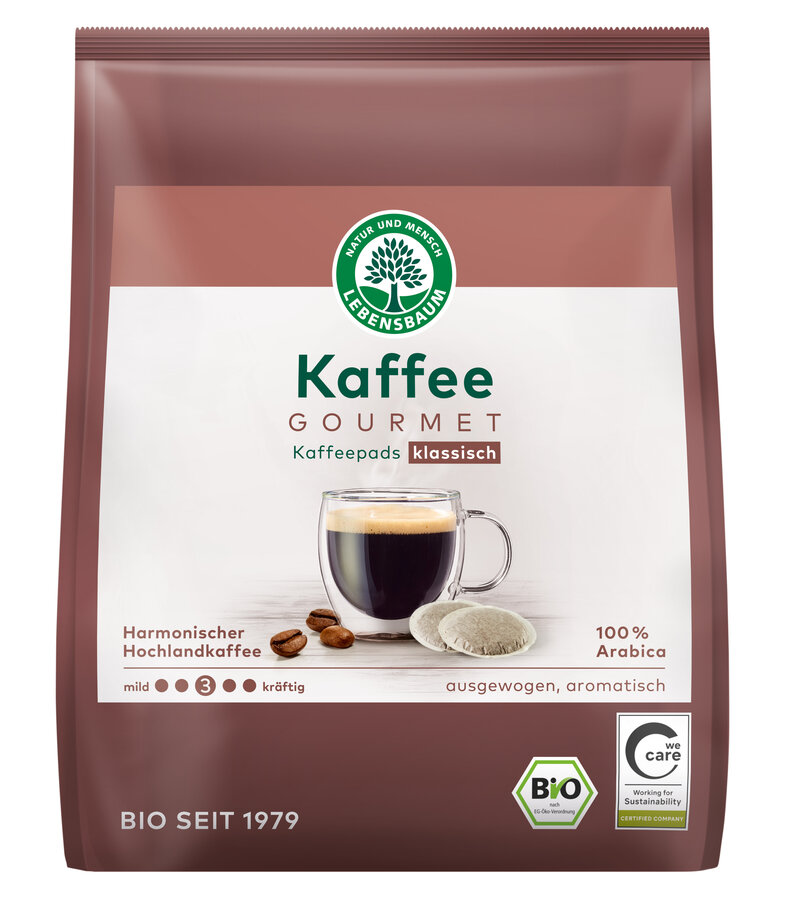 Kaffee Gourmet, Kaffeepads, klassisch