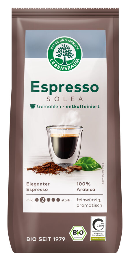 Espresso Solea®, entkoffeiniert, gemahlen