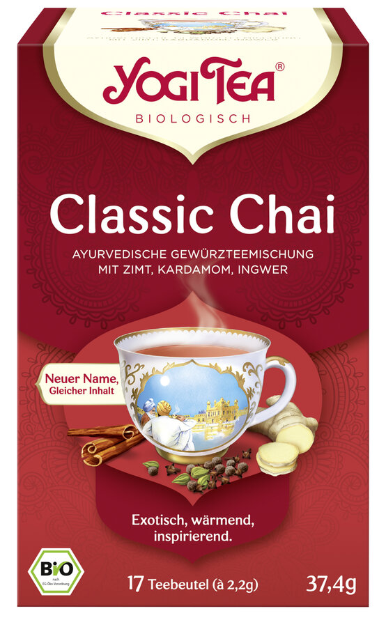 Classic Chai, - Gewürztee mit Zimt, Kardamom und Ingwer