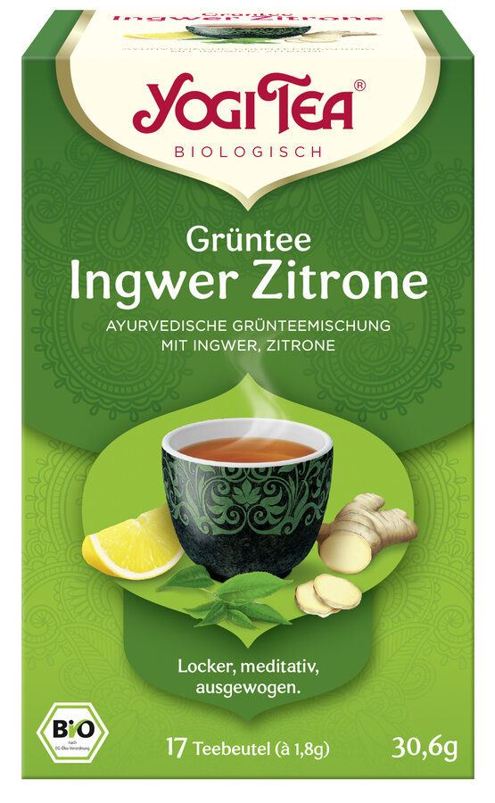 Grüntee Ingwer Zitrone
