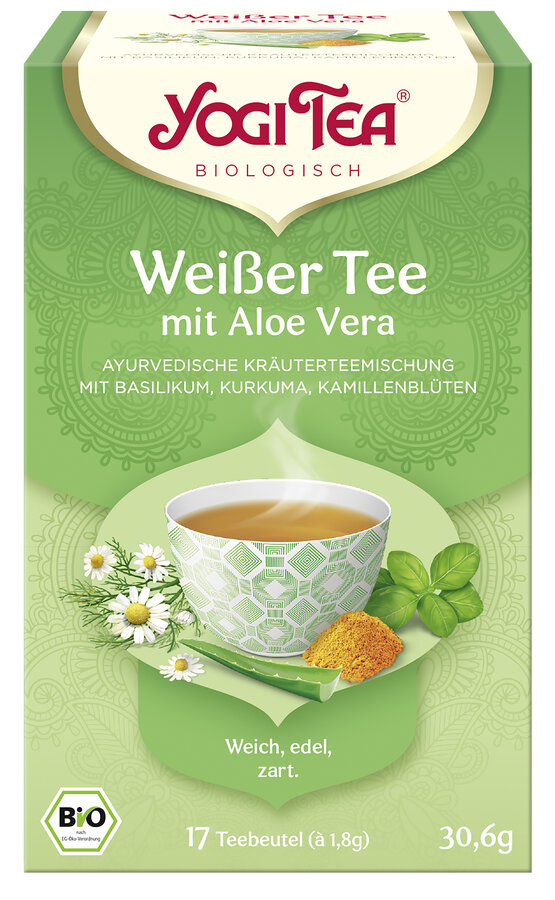 Weißer Tee mit Aloe Vera