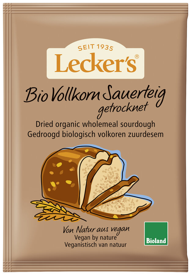 Roggen Vollkorn Sauerteig, getrocknet