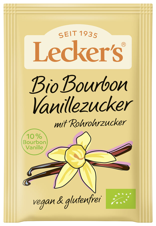 Bourbon Vanillezucker mit Rohrohrzucker 10% Bourbon Vanille
