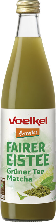 Fairer Eistee Grüner Tee Matcha