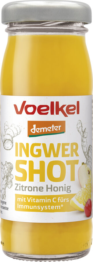 Shot Ingwer & Zitrone - Honig Vitamin C aus Acerola