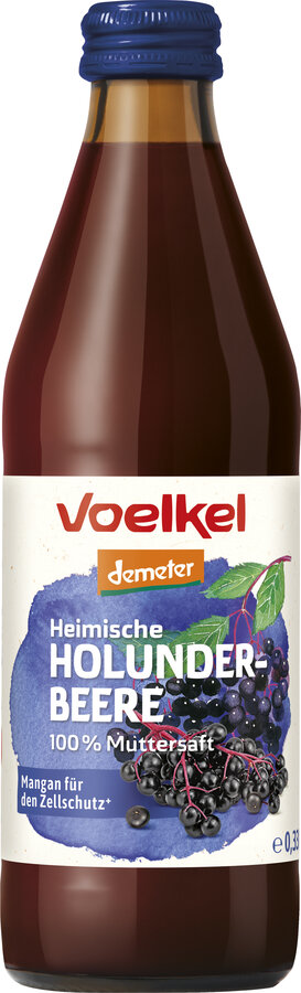 Heimische Holunderbeere 100% Muttersaft