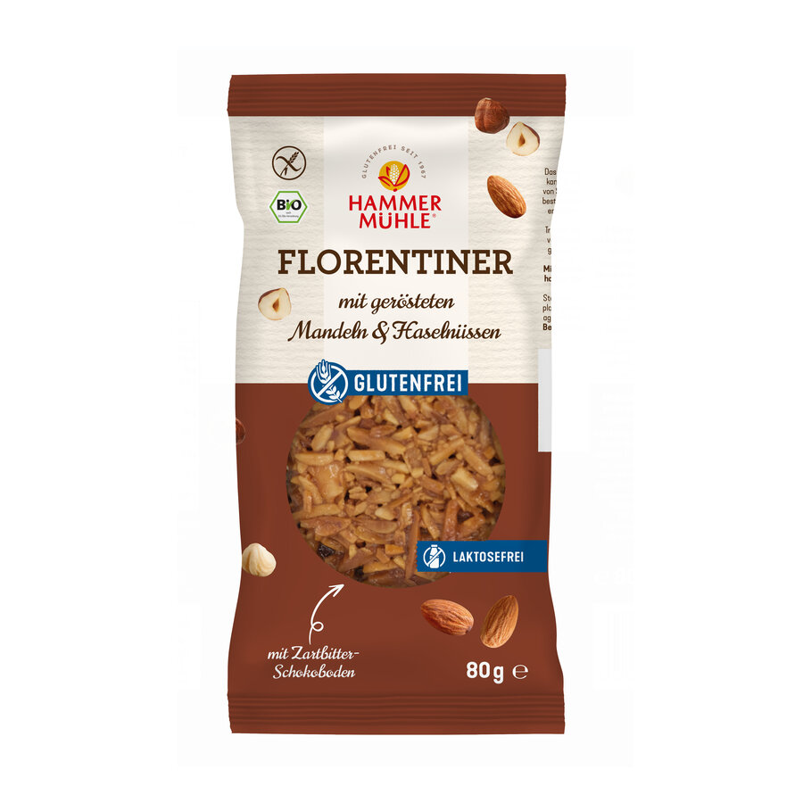 Florentiner mit gerösteten Mandeln & Haselnüssen gf