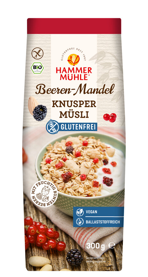Beeren-Mandel Knuspermüsli gf