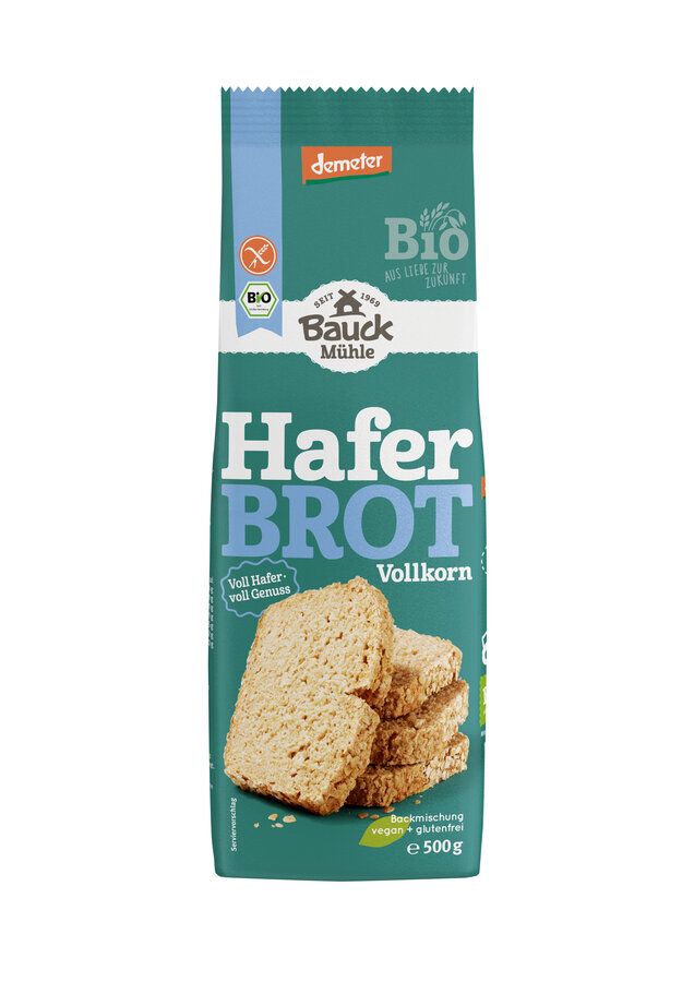 Haferbrot Vollkorn glutenfrei Demeter