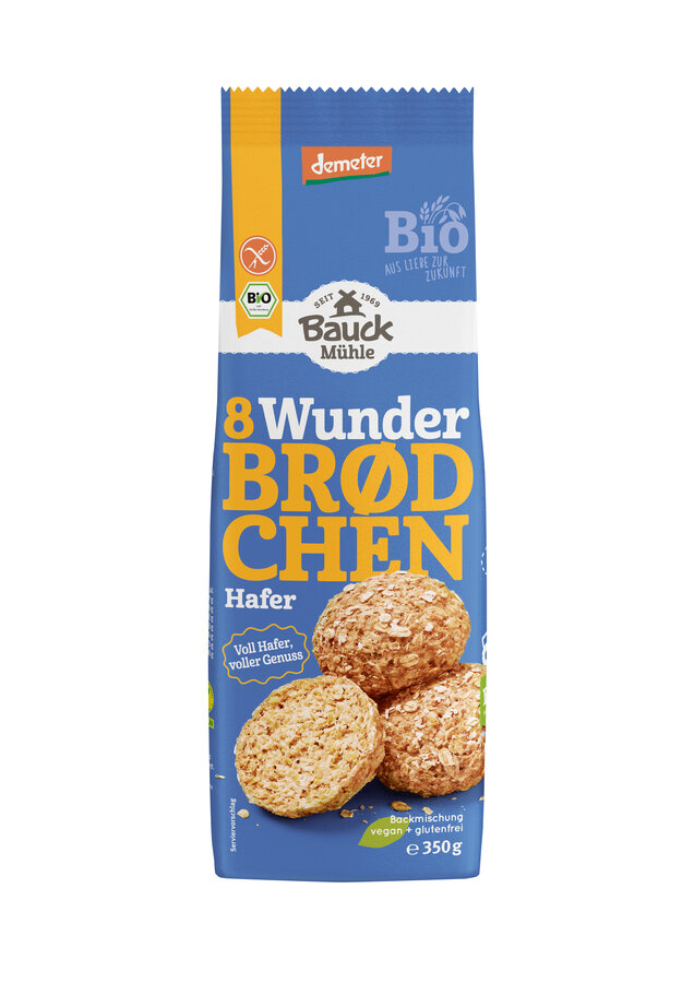 Wunderbrödchen Hafer Demeter gf