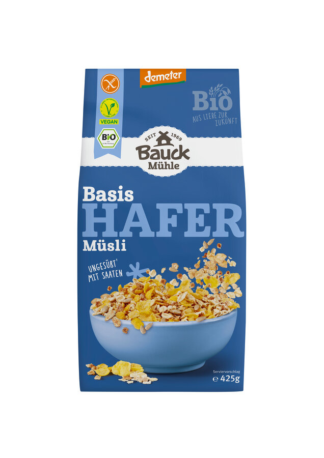 Hafermüsli Basis glutenfrei Demeter