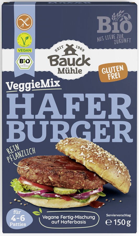 Veggie Hafer Burger gf