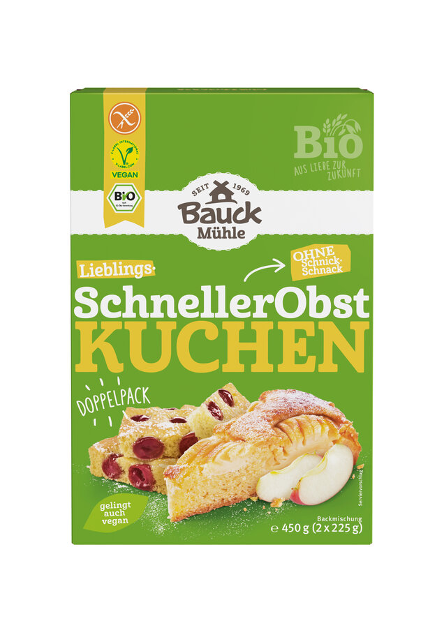 Schneller Obstkuchen glutenfrei
