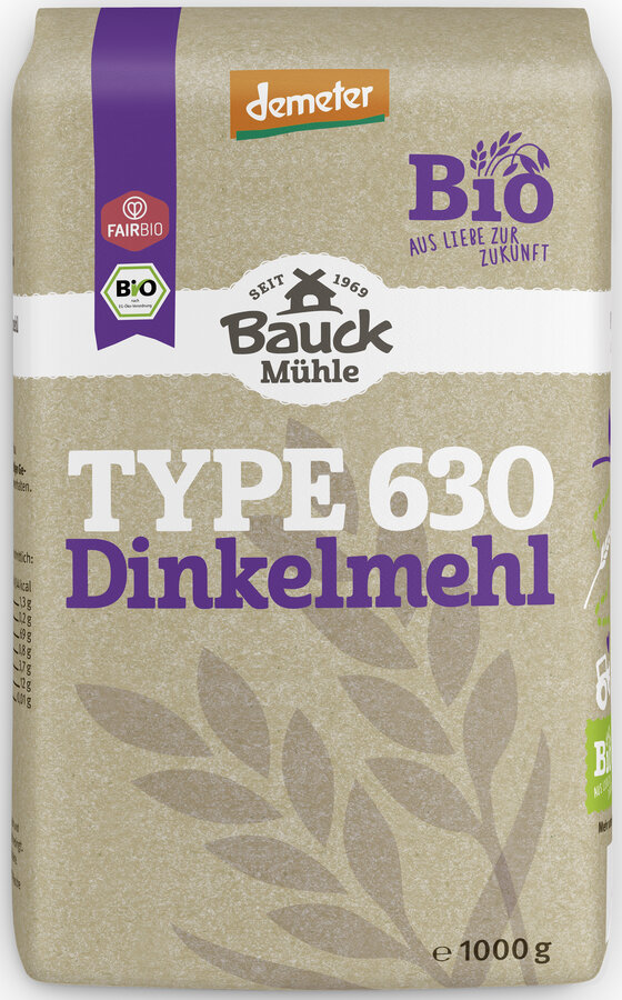 Dinkelmehl Type 630 hell Demeter