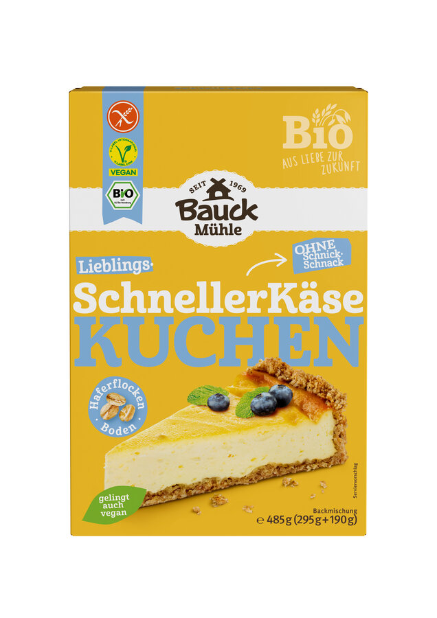 Schneller Käsekuchen glutenfrei