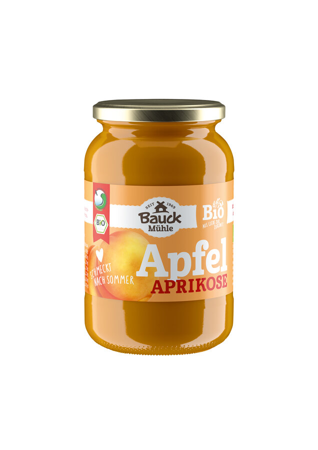 Apfel-Aprikosenmus gesüßt