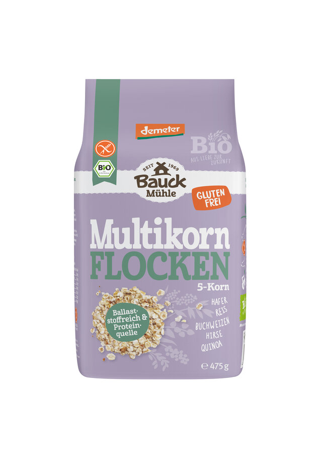 Multikorn Flocken 5-Korn Demeter glutenfrei