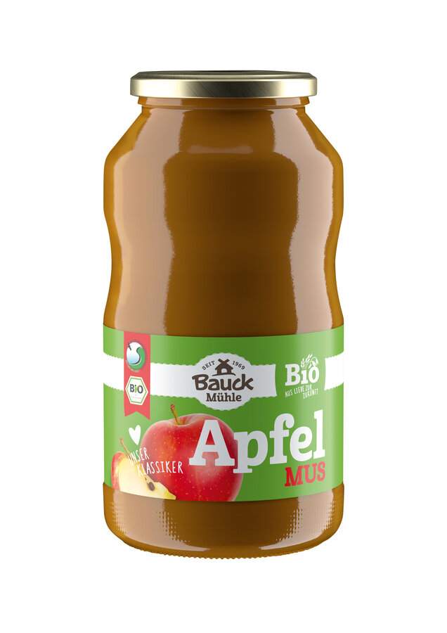 Apfelmus gesüßt