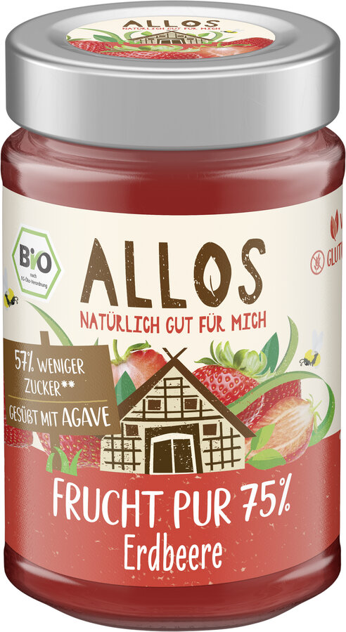 Frucht Pur 75% Erdbeere