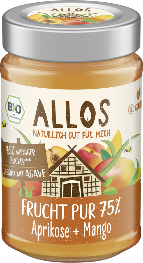 Frucht Pur 75% Aprikose + Mango