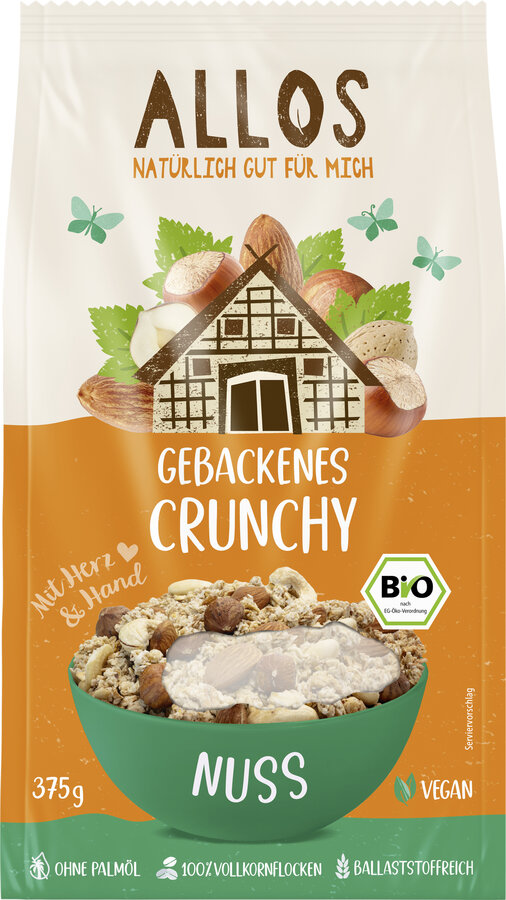 Gebackenes Crunchy Nuss