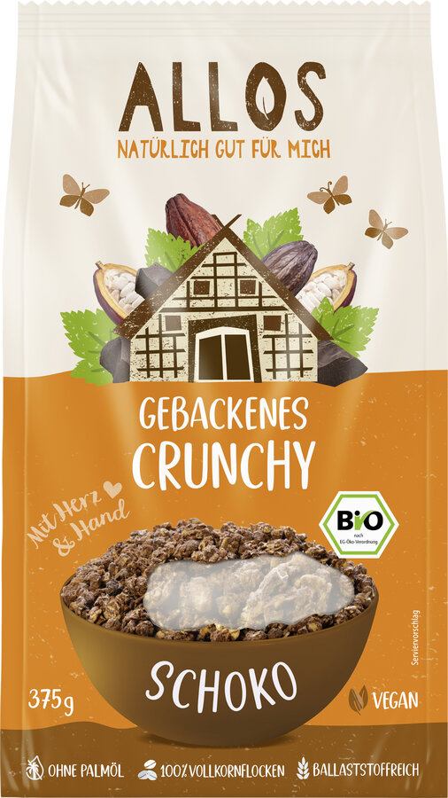 Gebackenes Crunchy Schoko