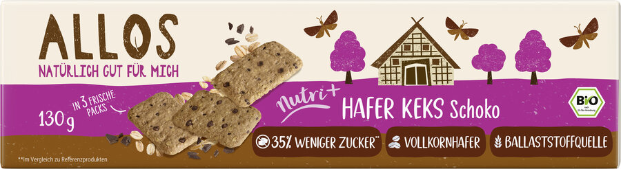 Nutri + Hafer Keks Schoko