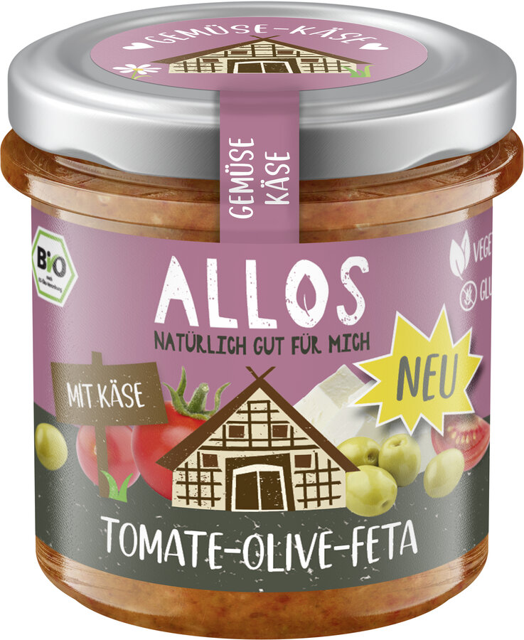 Gemüse Käse Aufstrich Tomate-Olive-Feta