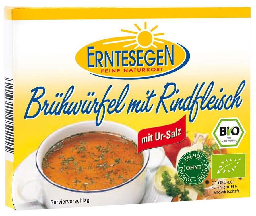 Brühwürfel mit Rindfleisch