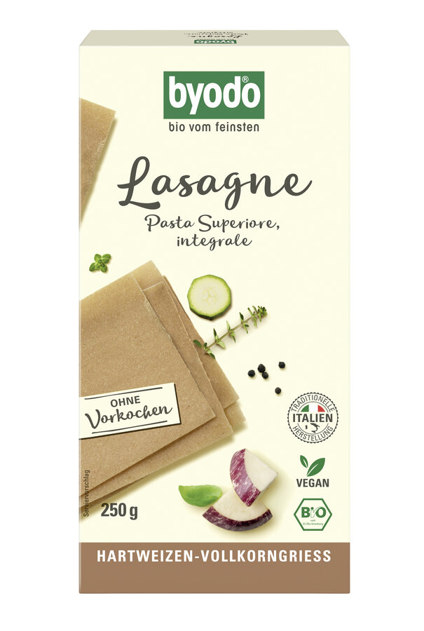 Lasagne, Vollkorn, Pasta superiore, integrale 