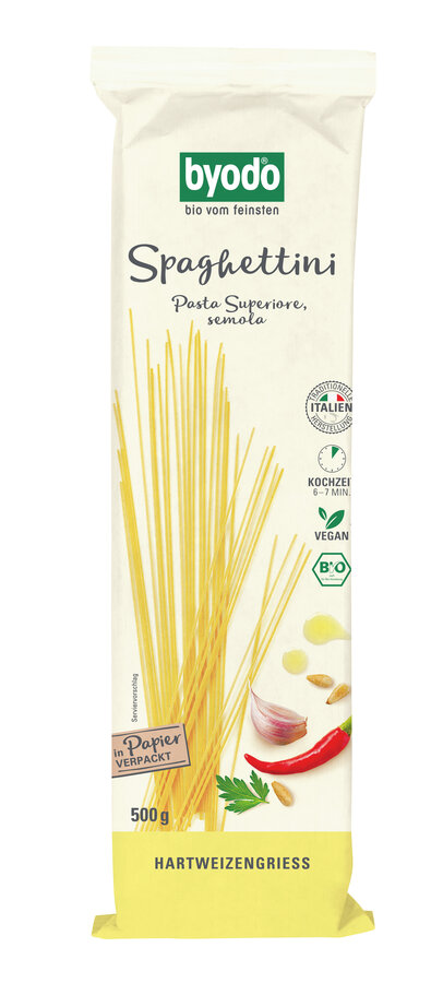 Spaghettini, semola