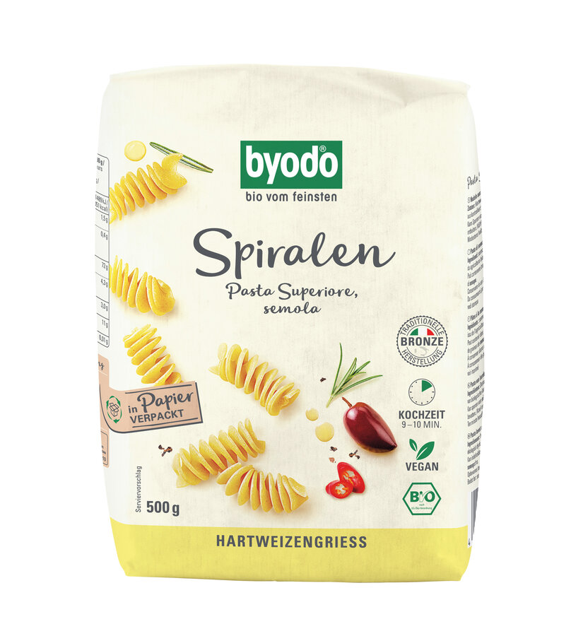 Spiralen Pasta Superiore, semola
