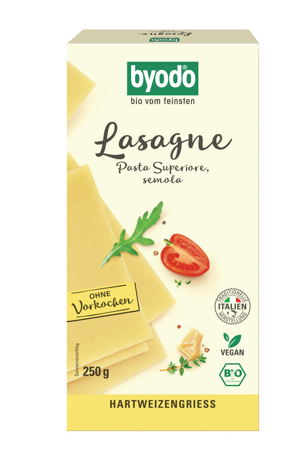 Lasagne, Pasta Superiore, semola