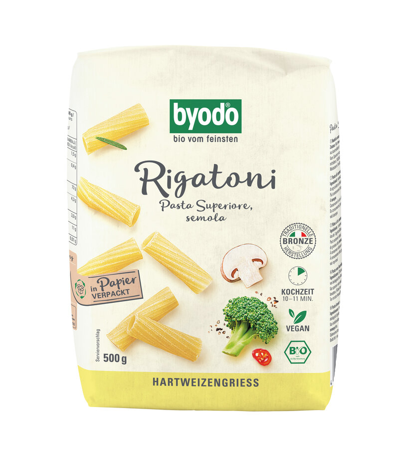 Rigatoni, semola